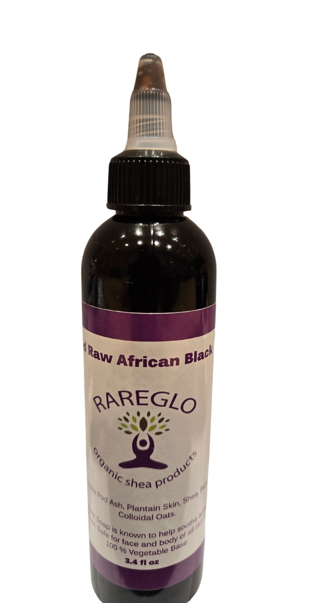 Liquid Raw African Black Soap - RareGlo Organic Shea Products