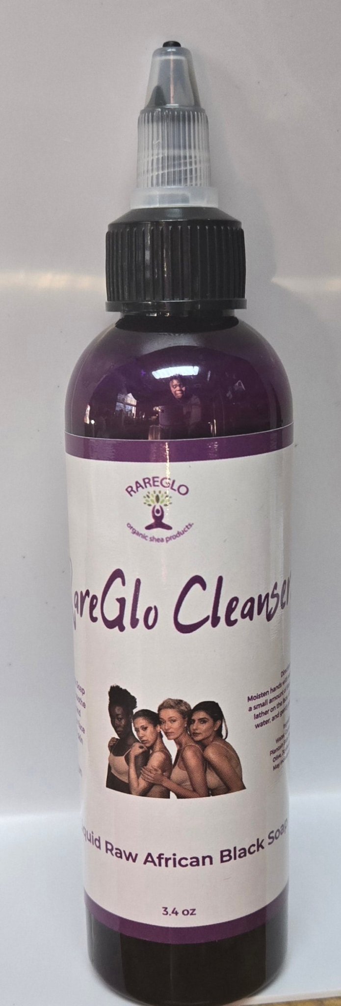 Liquid Raw African Black Soap - RareGlo Organic Shea Products