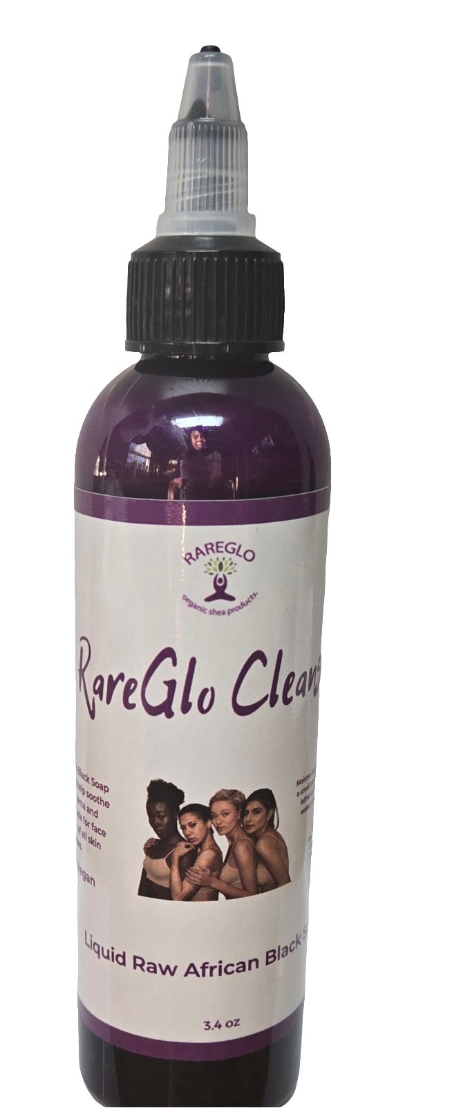 Liquid Raw African Black Soap - RareGlo Organic Shea Products