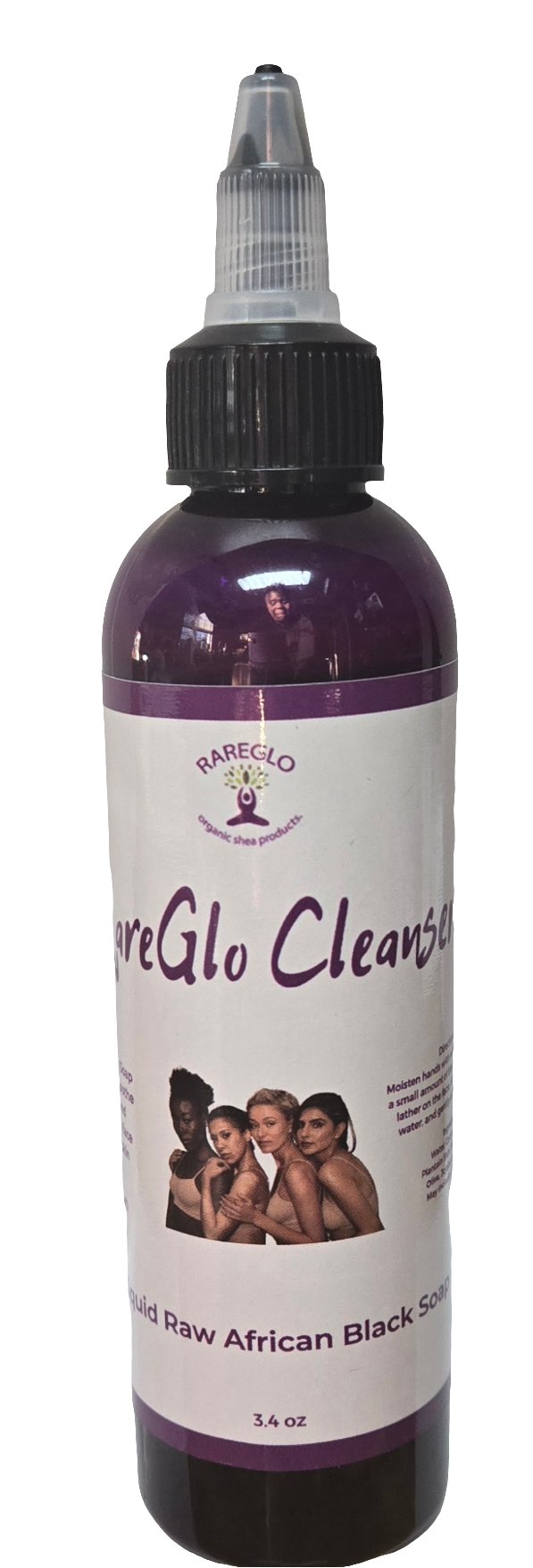 Liquid Raw African Black Soap - RareGlo Organic Shea Products